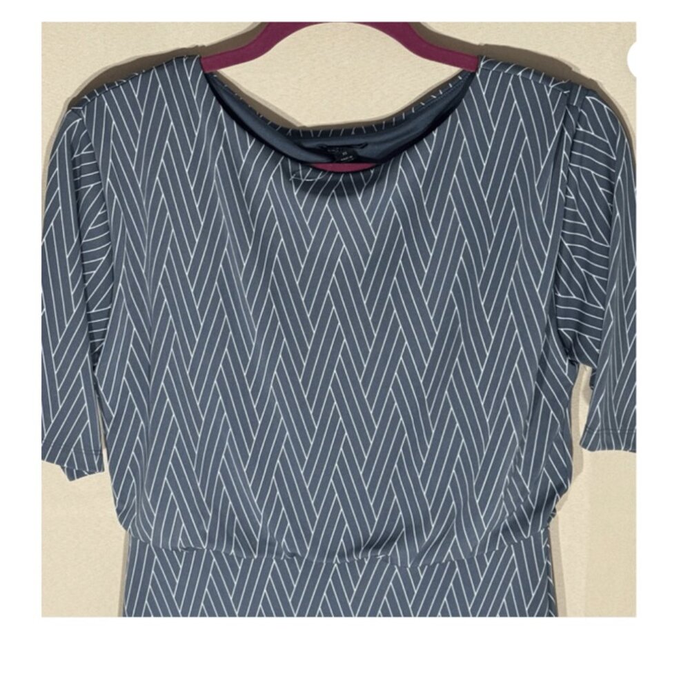 💫 Ann Taylor‎ Chevron Print Dress – Small – Brand New 💫 - Picture 3 of 5